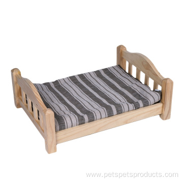 Simple design suppliers wooden pet dog bed